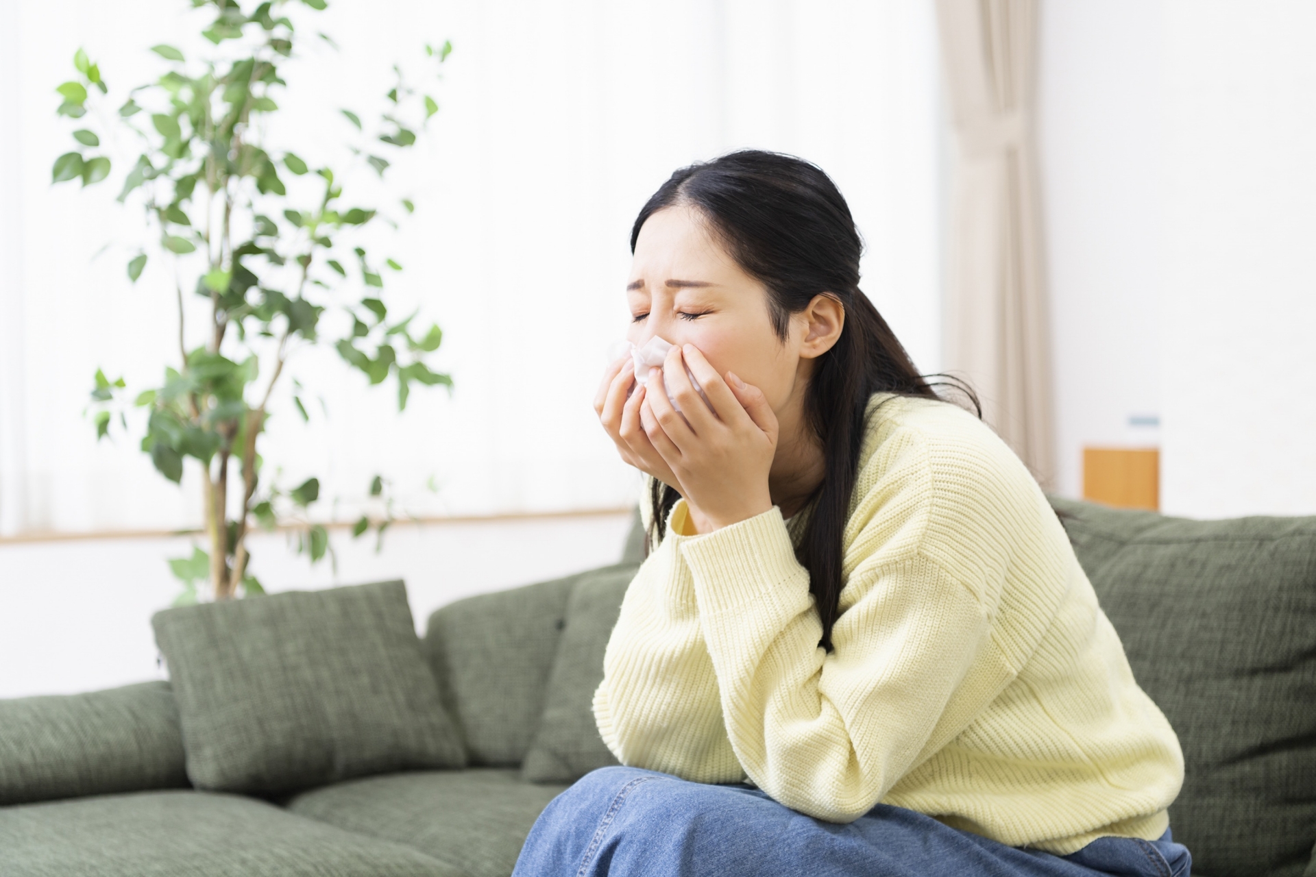 花粉症で肌がヒリヒリ痛い場合